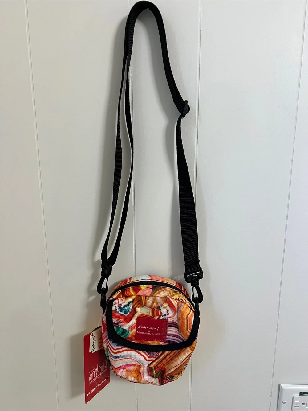 NEW Free People x Manhattan Portage Kaleidoscope Mini Crossbody Bag CORDURA